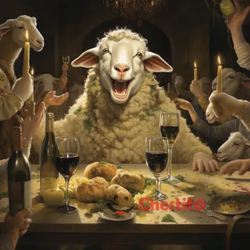 Агне с вино