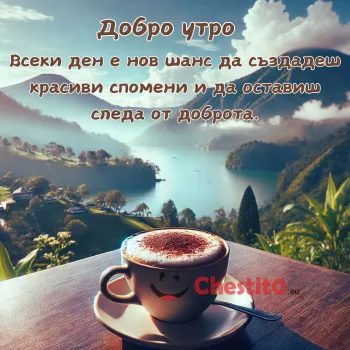 Кафе сред планината и послание