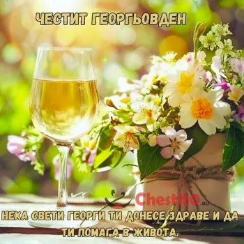 Вино , букет на слънчев фон 